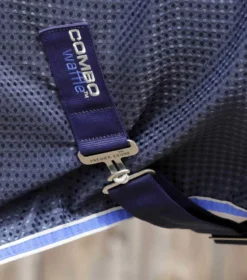 Premier Equine Combo Buster Waffle Horse Cooler Rug Navy -PREMIER EQUINE Combo Buster Waffle Cooler Rug Navy 5