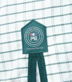 Premier Equine Combo Cotton Sheet Green Check 10 Premier Equine Combo Cotton Sheet Green Check -PREMIER EQUINE Combo Cotton Stable Sheet Green Check 4
