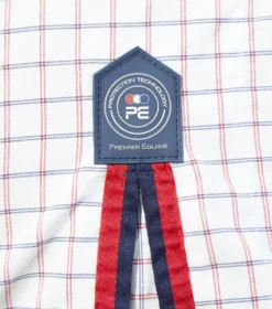 Premier Equine Combo Cotton Sheet Red Check -PREMIER EQUINE Combo Cotton Stable Sheet Red Check 4