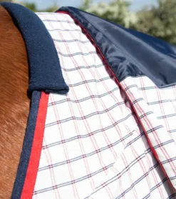 Premier Equine Combo Cotton Sheet Red Check -PREMIER EQUINE Combo Cotton Stable Sheet Red Check 6