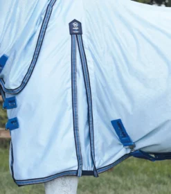 Premier Equine Combo Mesh Air Fly Rug With Surcingles Blue -PREMIER EQUINE Combo Mesh Air Fly Rug with Surcingles Blue 4