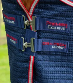 Premier Equine Combo Dry-Tech Horse Cooler Rug Navy -PREMIER EQUINE Combo Navy 3