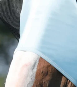 Premier Equine Comfort Tech Lycra Fly Mask Blue -PREMIER EQUINE Comfort Tech Lycra Fly Mask Blue 4