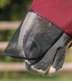 Premier Equine Comfort Tech Xtra Lycra Fly Mask Wine -PREMIER EQUINE Comfort Tech Lycra Fly Mask Wine 6 2