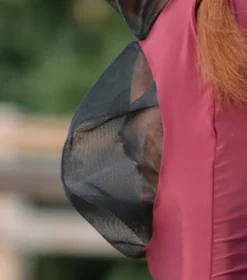 Premier Equine Comfort Tech Lycra Fly Mask Wine -PREMIER EQUINE Comfort Tech Lycra Fly Mask Wine 6