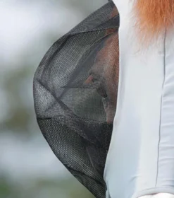 Premier Equine Comfort Tech Xtra Lycra Fly Mask Grey -PREMIER EQUINE Comfort Tech Xtra Lycra Fly Mask Grey 4