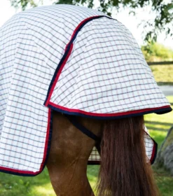 Premier Equine Cotton Sheet Red Check -PREMIER EQUINE Cotton Stable Sheet Red Check 6