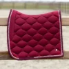 Ps Of Sweden Signature Dressage Saddle Pad - Ruby Wine - Full