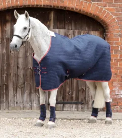 Premier Equine Dry-Tech Horse Cooler Rug Navy