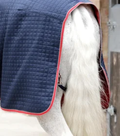 Premier Equine Dry-Tech Horse Cooler Rug Navy -PREMIER EQUINE Dry Tech Cooler Rug Navy 6