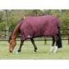 JHL Essential Lightweight Turnout Rug In Burgundy/Navy