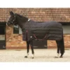 JHL Essential Mediumweight Stable Rug In Black/Burgundy