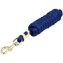 KM Elite 10ft Lead Rope In Navy Blue
