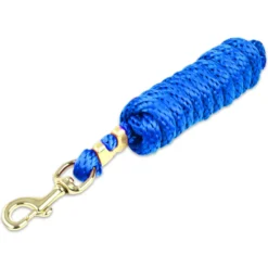 KM Elite 10ft Lead Rope In Royal Blue