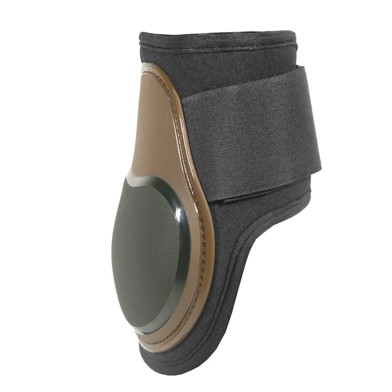 KM Elite Air Shock Fetlock Boots In Brown 1 KM Elite Air Shock Fetlock Boots In Brown