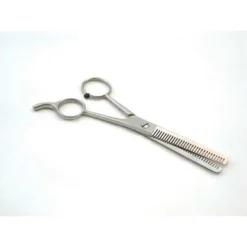KM Elite Smart Grooming 6in Double Leg Thinning Scissors In Silver