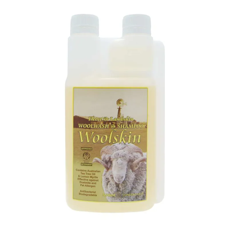 KM Elite Woolskin 500ml Sheepskin Wash In Clear 1 KM Elite Woolskin 500ml Sheepskin Wash In Clear