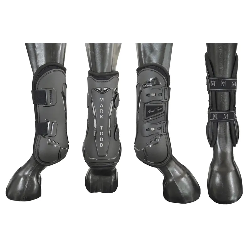 Mark Todd Air Vent Tendon Boot In Black 1 Mark Todd Air Vent Tendon Boot In Black