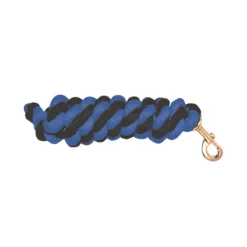 Mark Todd Cotton 2m Lead Rope In Navy/Royal Blue