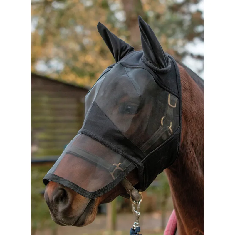 Mark Todd Padded Full Face Fly Mask In Black 1 Mark Todd Padded Full Face Fly Mask In Black