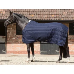 Mark Todd Quilted Lightweight Stable Rug In Navy/Royal Blue