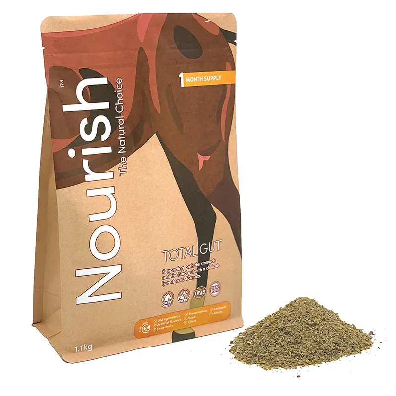 Nourish Total Gut 1.1kg Supplement In Brown 1 Nourish Total Gut 1.1kg Supplement In Brown