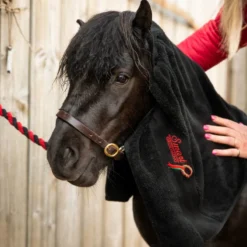 Smart Grooming Towel Duo In Black