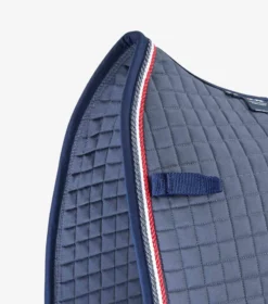 Premier Equine Close Contact European Cotton Saddle Pad - Dressage - Grey 8 Premier Equine Close Contact European Cotton Saddle Pad - Dressage - Grey -PREMIER EQUINE European Cotton Dressage Square Grey 3