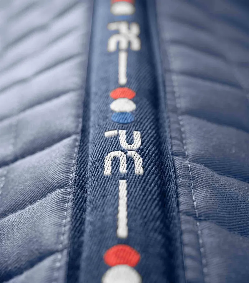 Premier Equine Close Contact European Cotton Saddle Pad - Dressage - Grey 6 Premier Equine Close Contact European Cotton Saddle Pad - Dressage - Grey - Image 6