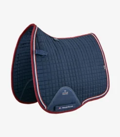Premier Equine Close Contact European Cotton Saddle Pad Navy