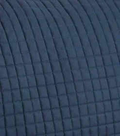 Premier Equine Close Contact European Cotton Saddle Pad Navy -PREMIER EQUINE European Cotton Dressage Square Navy 4