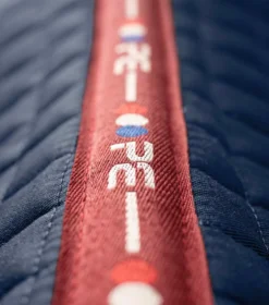 Premier Equine Close Contact European Cotton Saddle Pad Navy -PREMIER EQUINE European Cotton Dressage Square Navy 6