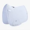 Premier Equine Close Contact European Cotton Saddle Pad White