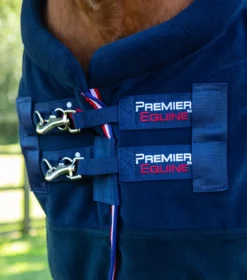 Premier Equine Buster Fleece Cooler Rug - Vecto Edition Navy -PREMIER EQUINE Fleece Coolers New Buster Fleece Cooler 3