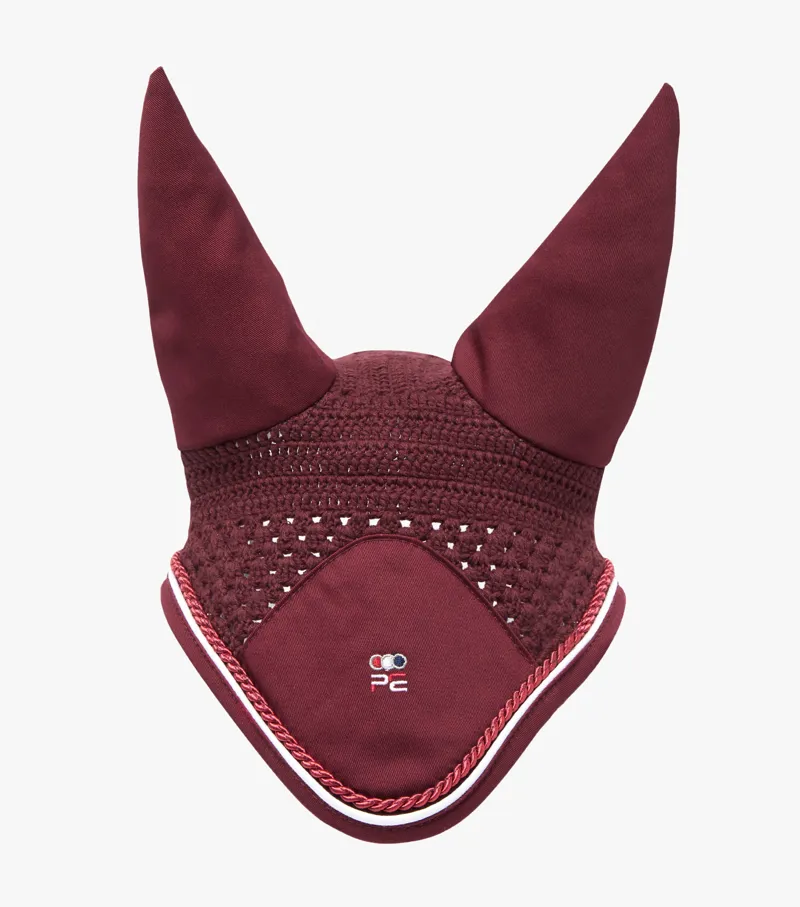 Premier Equine Fly Veil Burgundy 1 Premier Equine Fly Veil Burgundy