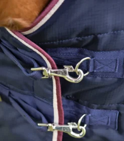 Premier Equine Garissa Stable Rug 100g Navy -PREMIER EQUINE Garissa Stable 100 Navy 3