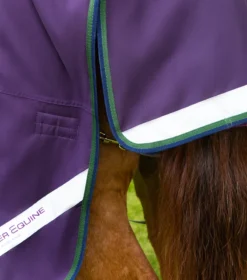 Premier Equine Buster Hardy 100g Half Neck Turnout Rug Purple -PREMIER EQUINE Hardy Purple 6