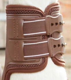 Premier Equine Kevlar Airtechnology Fetlock Boots Brown -PREMIER EQUINE Kevlar Airtechnology Fetlock Boot Brown 3