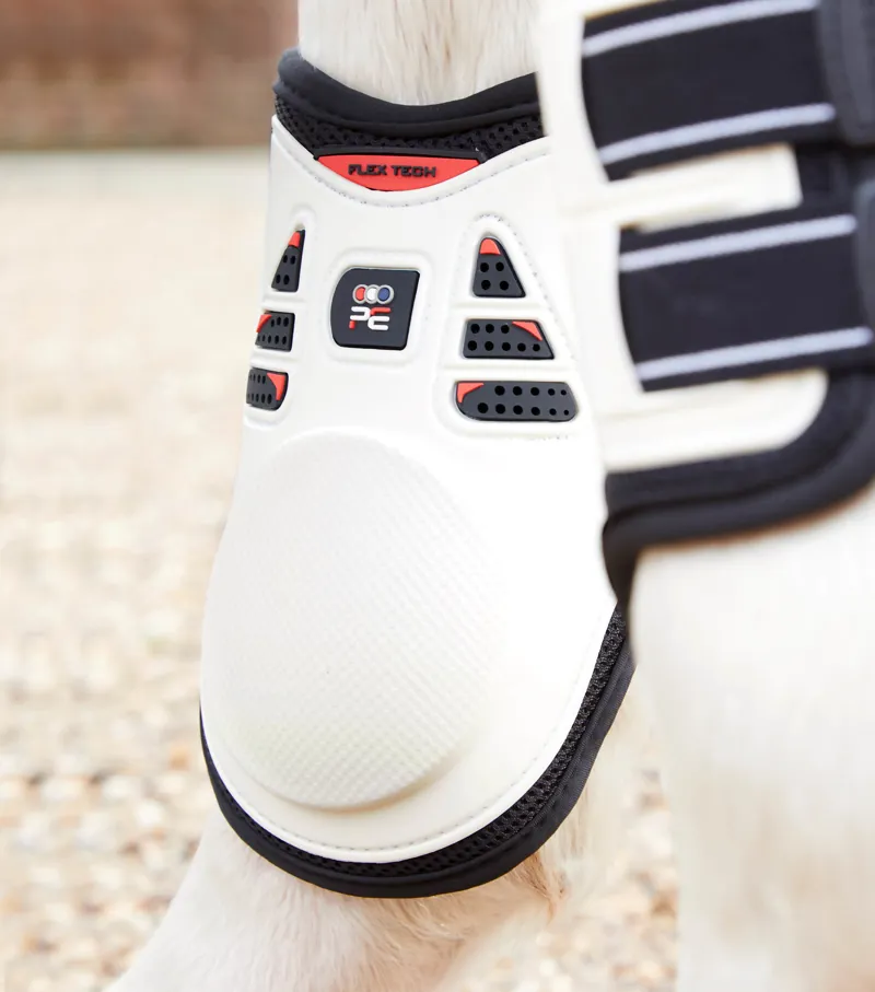 Premier Equine Kevlar Airtechnology Fetlock Boots White 1 Premier Equine Kevlar Airtechnology Fetlock Boots White