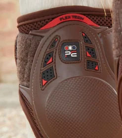 Premier Equine Kevlar Airtechnology Lite Fetlock Boots Brown -PREMIER EQUINE Kevlar Airtechnology Lite Fetlock Boot Brown 3