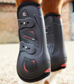 Premier Equine Kevlar Airtechnology Tendon Boots Black -PREMIER EQUINE Kevlar Airtechnology Tendon Boot Black 3