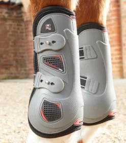 Premier Equine Kevlar Airtechnology Tendon Boots Grey -PREMIER EQUINE Kevlar Airtechnology Tendon Boot Grey 3