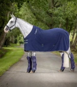LeMieux Kudos Fleece Cooler Rug Navy
