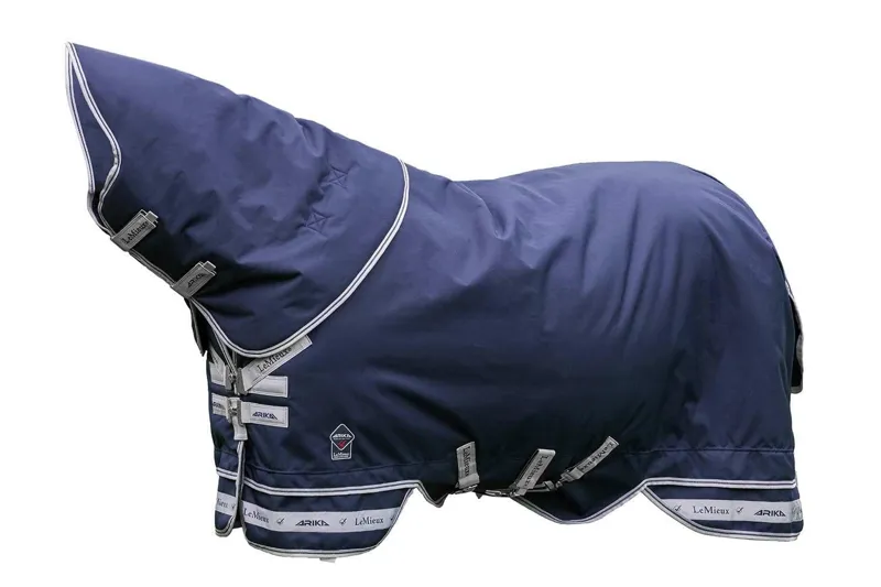 LeMieux Arika Storm-Tek 100g Turnout Rug Navy 1 LeMieux Arika Storm-Tek 100g Turnout Rug Navy