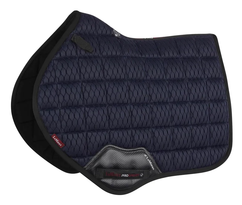 LeMieux Carbon Mesh Close Contact Square Navy 1 LeMieux Carbon Mesh Close Contact Square Navy