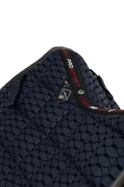 LeMieux Carbon Mesh Close Contact Square Navy 5 LeMieux Carbon Mesh Close Contact Square Navy -PREMIER EQUINE LeMieux Carbon Mesh Close Contact Square Navy 3