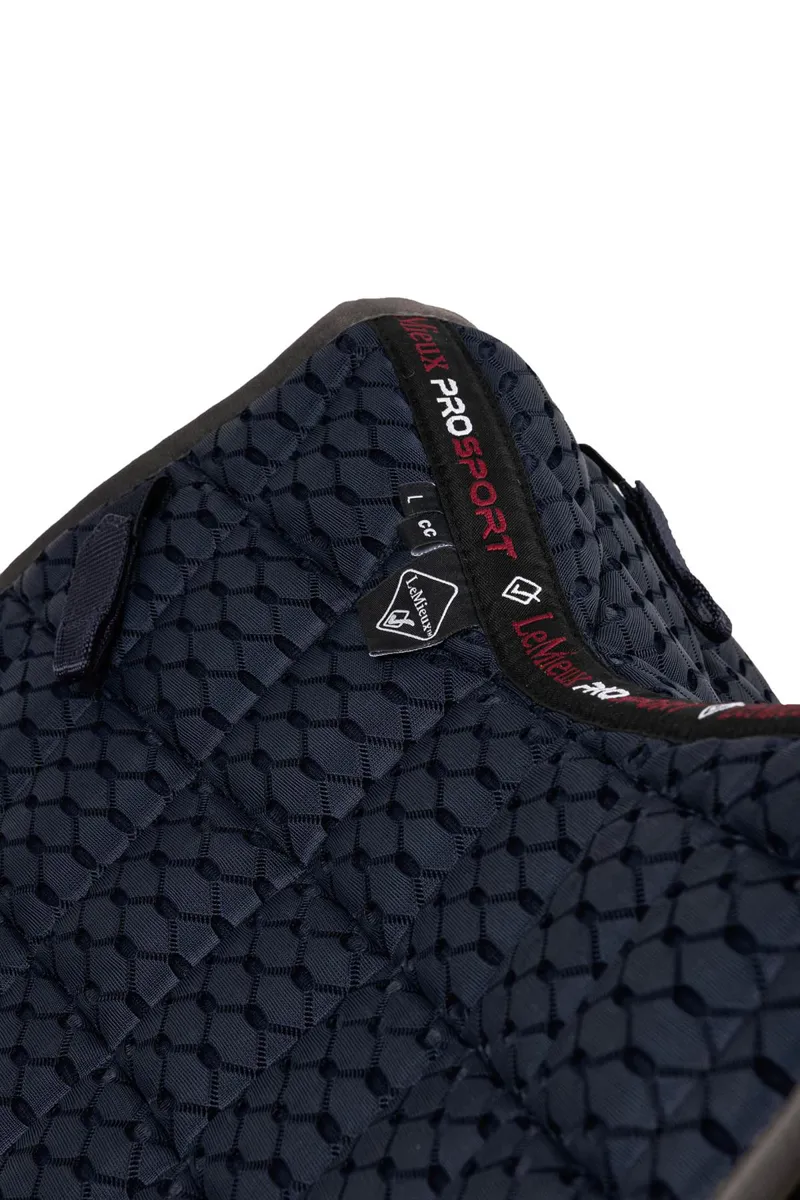 LeMieux Carbon Mesh Close Contact Square Navy 3 LeMieux Carbon Mesh Close Contact Square Navy - Image 3