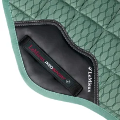 LeMieux Carbon Mesh Close Contact Square Sage -PREMIER EQUINE LeMieux Carbon Mesh Close Contact Square Sage 2