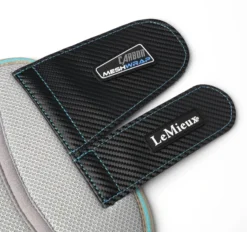 LeMieux Carbon Mesh Wrap Boots Azure -PREMIER EQUINE LeMieux Carbon Mesh Wrap Boots Azure 2