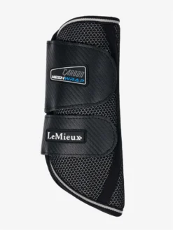 LeMieux Carbon Mesh Wrap Boots Black -PREMIER EQUINE LeMieux Carbon Mesh Wrap Boots Black 4